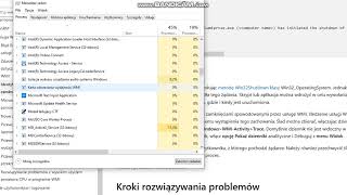 Możliwy problem z karta wydajności wmi [upl. by Sillek]