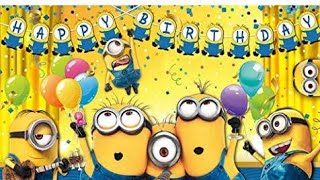 Minions Singing Happy Birthday to you song [upl. by Willmert]