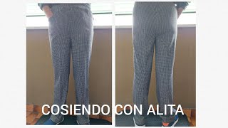 Corte y costura del pantalon base [upl. by Ahtnicaj]