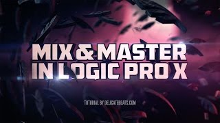 Mixing amp Mastering in Logic Pro X for beginners  Part 1 Pop Rock [upl. by Onaireves952]