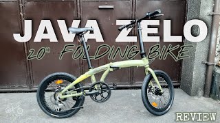 JAVA ZELO 20quot FOLDING BIKE REVIEW  TEST DRIVE  SPECS [upl. by Nnylamme]