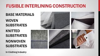 FUSIBLE INTERLINING CONSTRUCTION [upl. by Kreager]