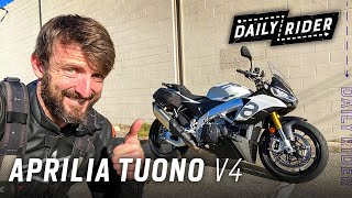 2021 Aprilia Tuono V4  Daily Rider [upl. by Esyned]