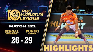 Puneri Paltan end Kolkata Leg with a win Over Hosts  PKL 10 Highlights Match 121 [upl. by Aehtla431]