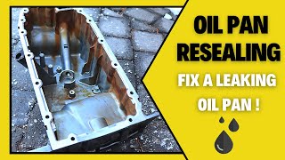 How To Fix A Leaking Oil Pan Chevrolet Cruze 18L 1st Gen 20112016 [upl. by Downes]