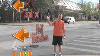 Illinois Marathon  2012 Course Tour [upl. by Senzer697]