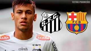 Neymar Jr ★ Dribles amp Gols  Santos  Barcelona ● HD [upl. by Aritak]