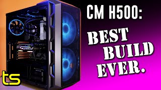 BEST BUILD EVER Cooler Master H500 is spacious [upl. by Verdie]