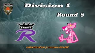 Atlasbasket  Div 1Round 5  THE ROYALS vs ΡΟΖ ΠΑΝΘΗΡΕΣ [upl. by Thorwald]