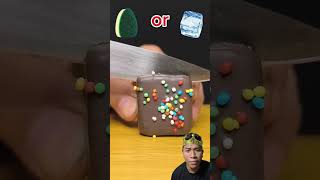 ES BATU ATAU SPONS icecube sponge challenge shortsvideo [upl. by Asenev]