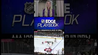 NHL EDGE Necas playmaking vision [upl. by Enirehtakyram]