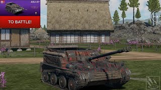 A little tank 57mm сannon and pain  ASU57 — War Thunder Mobile [upl. by Gwenore]