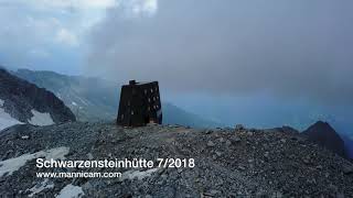 Die Schwarzensteinhütte in den Zillertaler Alpen  3027 m [upl. by Duffy237]