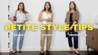 PETITE STYLE TIPS  How to Look Taller and More Balanced This Summer [upl. by Dahc]