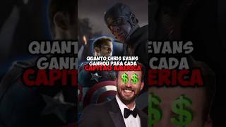 Quanto Chris Evans ganhou para cada capitao america shorts chrisevans capitãoamerica [upl. by Atem811]