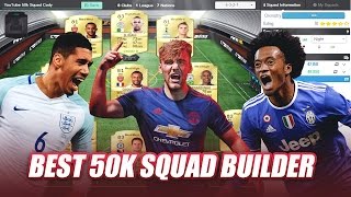 FIFA 17 DAS BESTE 50K SQUAD BUILDER TEAM [upl. by Danette60]