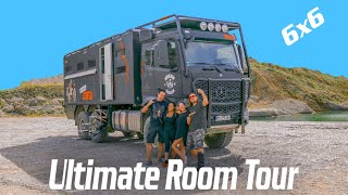 Ultimate Mercedes Arocs 6x6 Expedition Overland ►  KRUG XP Room Tour [upl. by Daitzman]