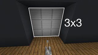 Easy 3x3 Piston Door in Minecraft Bedrock Tutorial [upl. by Siramay]