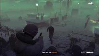 Switching the undead down in GTA online Ludendorf Cemetery survival while at a glitchspot [upl. by Zeculon]