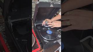 100 Year Old Antique Gramophone Music System 😱 ytshort shorts [upl. by Afital19]