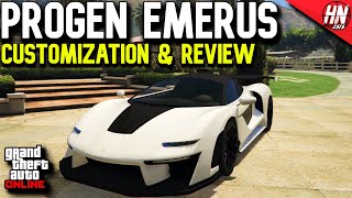 Progen Emerus Customization amp Review  GTA Online [upl. by Fanni788]