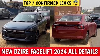 Finally NEW Dzire Facelift 2024 IS HERE Full Video  All Details Dzire New Model 2024  Interiors [upl. by Nagaer76]