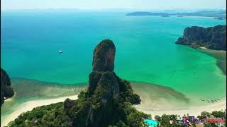 Railay Beach Krabi 🇹🇭 RailayBeach Krabi ThailandBeaches BeachEscape IslandLife thaiisland [upl. by Eeliab158]