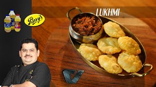 Venkatesh Bhat makes Veg Lukhmi amp pericham palam chutney  snacks  Hyderabadi cuisine  samosa [upl. by Nospmoht]