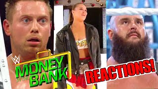 WWE MONEY IN THE BANK 2018 REACTIONS ELLSWORTH RETURNS TO WWE SHOCKING RESULTS [upl. by Haliak]