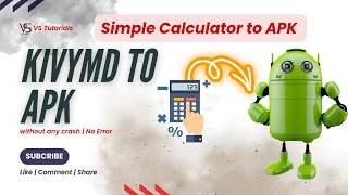 Convert Simple KivyMD Calculator to APK Like a Pro No Crashes  No Error [upl. by Antipus]