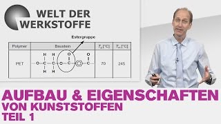 Aufbau und Eigenschaften von Kunststoffen Teil 1 Der chemische Aufbau der Einzelkette I [upl. by Arehsat559]