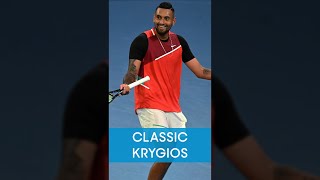 Nick Kyrgios FAKES underarm serve twice 😂 [upl. by Brina]