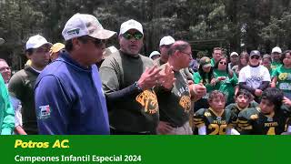 FINAL  Infantil Especial  ONEFA 2024  Potros Vs Thunders [upl. by Pittman]