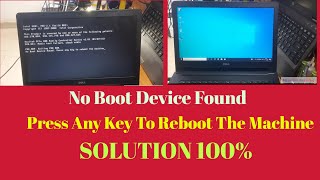 how to FIX No Boot Device Found Error Message Solution How to Install an SSD Laptop Step By Step [upl. by Betz144]