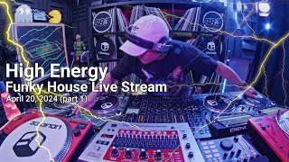 Stress Relieving High Energy Funky House Mix  April 20 2024 Part 1 [upl. by Yehs]