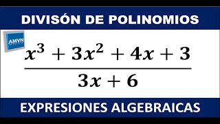 DIVISIÓN DE POLINOMIOS EJEMPLO 2 [upl. by Eelirol869]