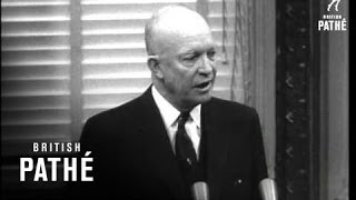 Eisenhower Gives Press Conference 1955 [upl. by Robi]