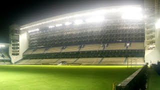 Estadio Capwell vista nocturna Luminarias instaladas [upl. by Dove]