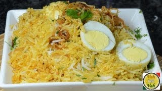 Street Food Egg Biryani Fried Rice  By VahChef  VahRehVahcom [upl. by Ellehsim]