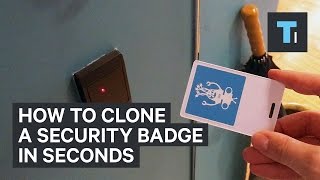 How to clone a security badge in seconds [upl. by Tiena]