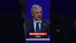 Antonio Tajani ministre italien des affaires étrangères 🇮🇹 🙌 🇫🇷 france merci pourtoi 2024 jo [upl. by Acirfa]