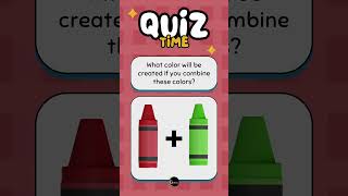 Guess the COLOR Quiz  Crayon Color Game  Guess the Color Game [upl. by Brackett]