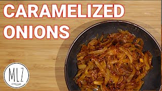 EASY CARAMELIZED ONIONS RECIPE [upl. by Onaireves]