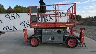 41998  2013 Skyjack SJ6826RT Scissor Lift Will Be Sold At Auction [upl. by Meda]