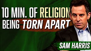 10 Minutes of Religion being DESTROYED by Sam Harris 2 [upl. by Victoir]