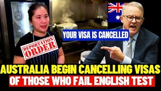 Australia Begin Cancelling Visas amp Deporting Those Who Fail English Test [upl. by Garin]