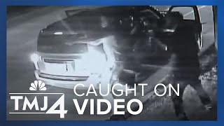 Deadly shooting captured on surveillance video [upl. by Virge902]