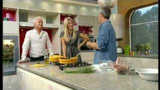 Holly amp Phil laugh at wet sausage comment with Phil Vickery  This Morning 20th September 2010 [upl. by Redwine]