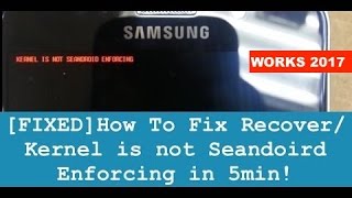 EASY STEPS Fix Recovery  Kernel is not Seandroid Enforcing Without Deleting Data [upl. by Niltiak]