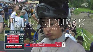 CRANKWORX SLOPESTYLE VLOG  ROBIN GOOMES INNSBRUCK 2024 [upl. by Idnor]